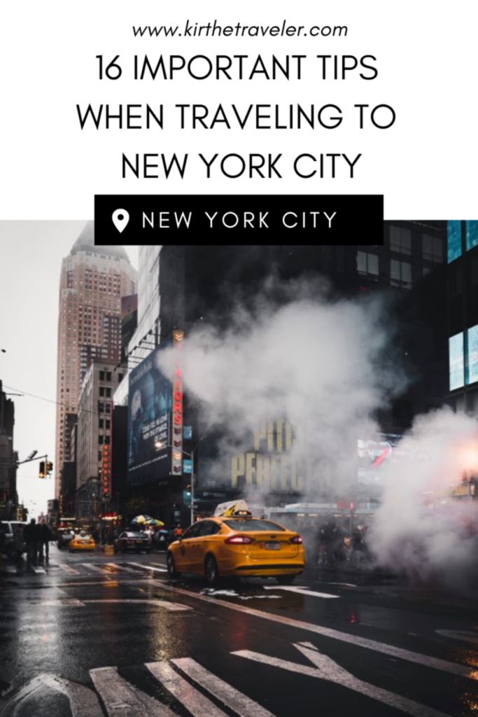 best travel tips for new york city