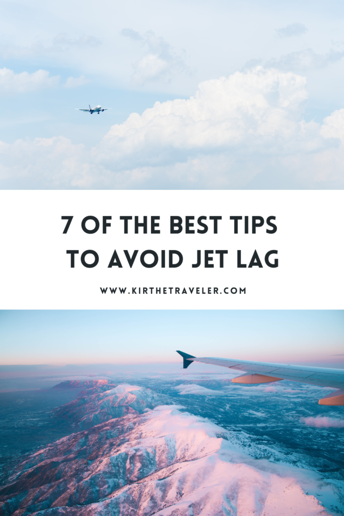 tips to avoid jet lag