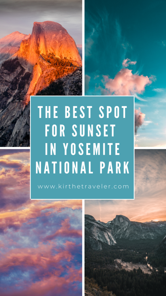 The Best Spot for Sunset in Yosemite National Park